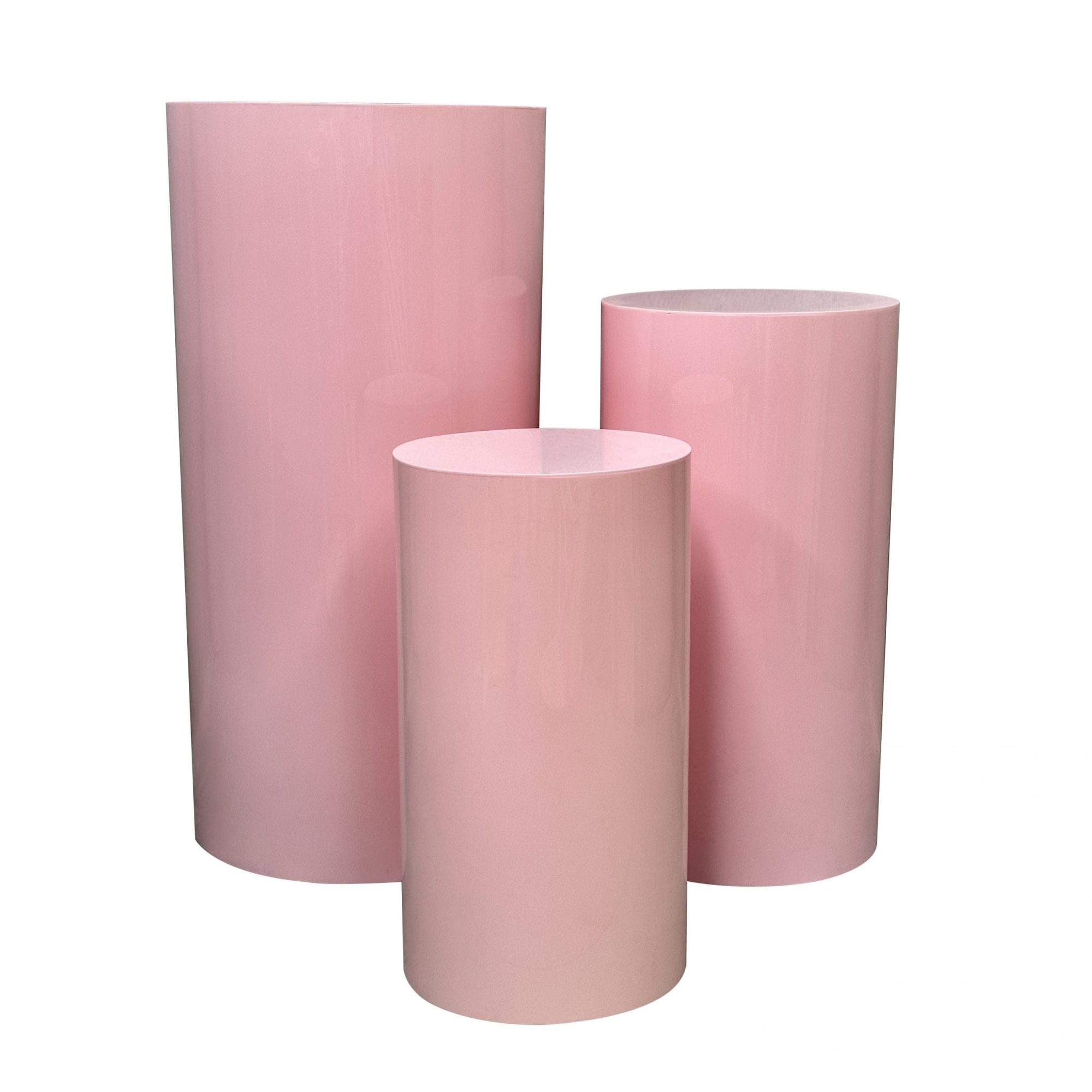 Coloured Circular Plinths