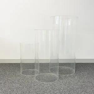 Clear Plinths