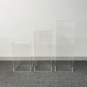 plinths clear square