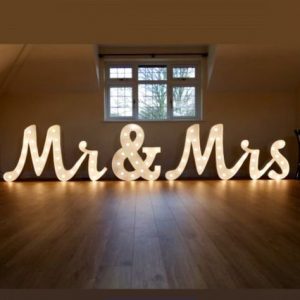 Mr & Mrs backdrops hire brisbane