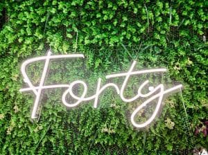 Forty – Neon Sign