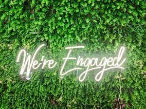 We’re Engaged – Neon Sign